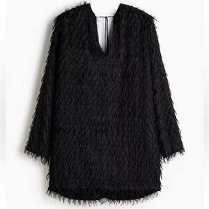 H&M Black Long Sleeve Dress